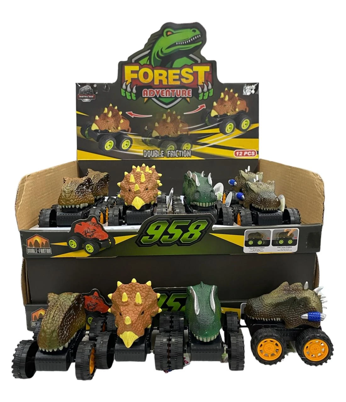 Auto dino pullback 7x8 cm