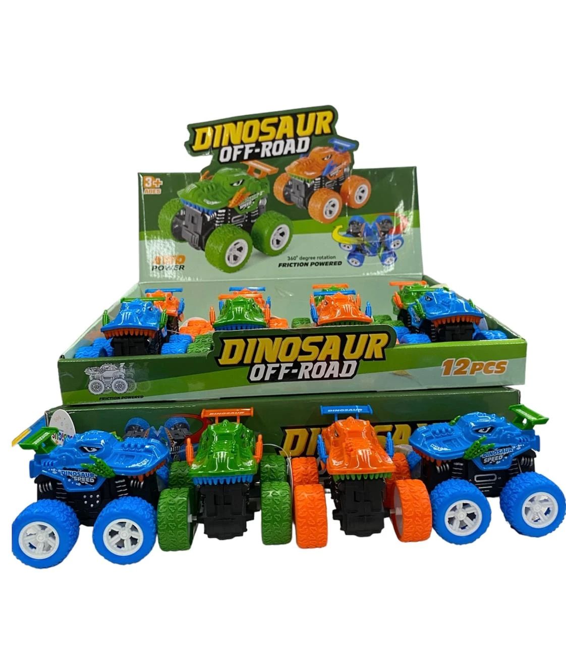 Auto dino a fricción 7x9cm