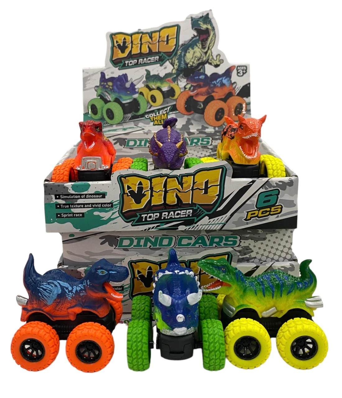 Auto dino pullback 6x8 cm